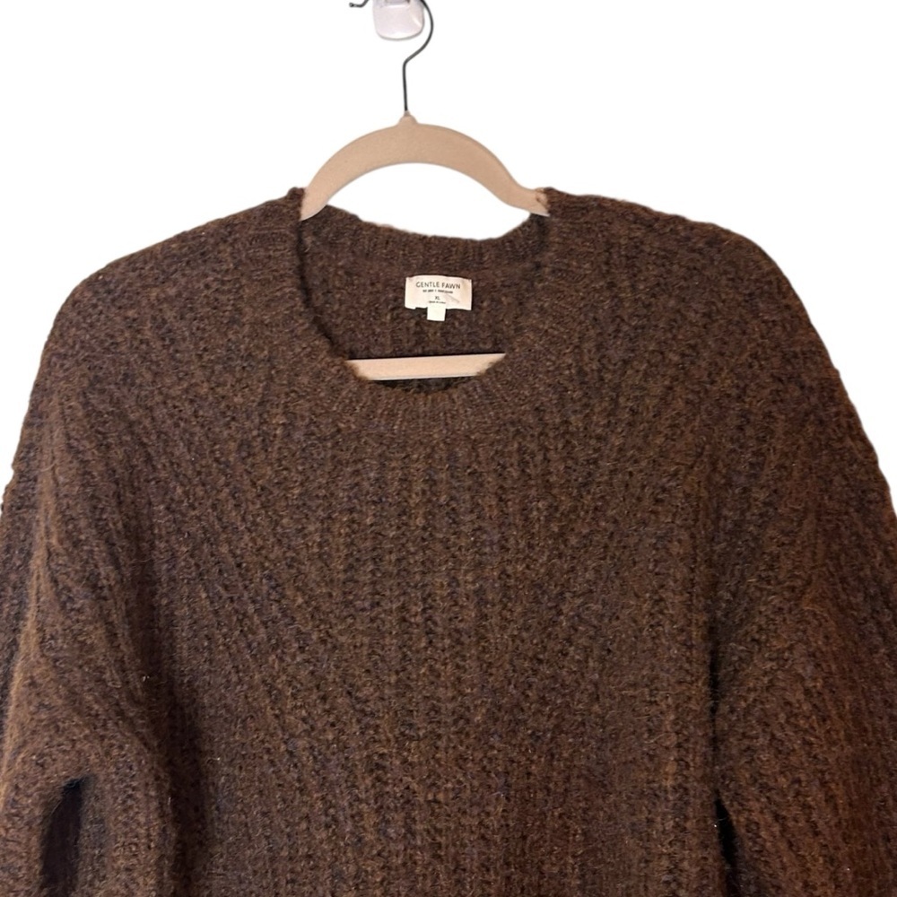 Gentle Fawn Carnaby Pullover Sweater- Brown- Size XL - Picture 7 of 12